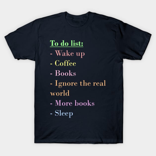 To Do List - Pastel T-Shirt by Carol Oliveira